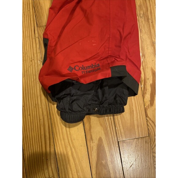 COLUMBIA TITANIUM Women’s M Snow Pants Omni-Heat Red Ski Snowboarding - Picture 2 of 5